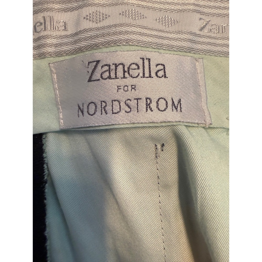 Zanella Nordstrom Mens Charcoal Gray Pleated Wool Dress Pants Italy 36x32 111164 - Picture 5 of 8